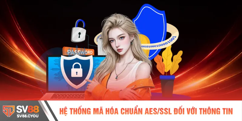 Hệ thống mã hóa chuẩn AES/SSL đối với thông tin